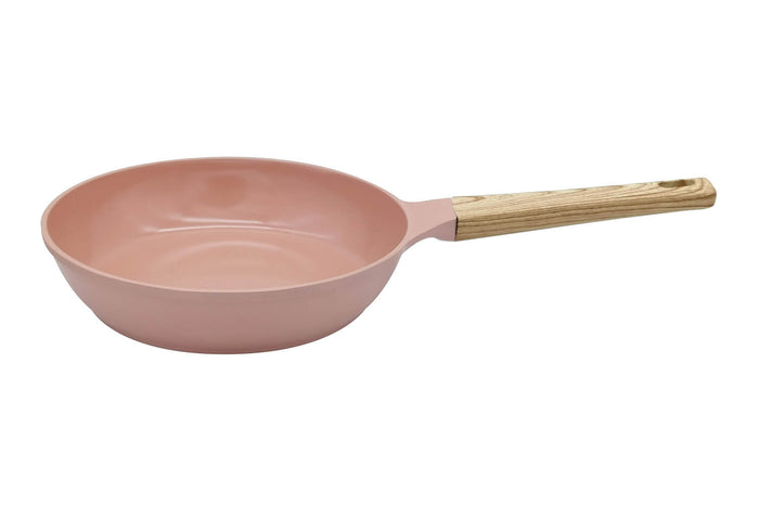 L'Incroyable Poêle antiadhérente en céramique Cookut guimauve - 24cm