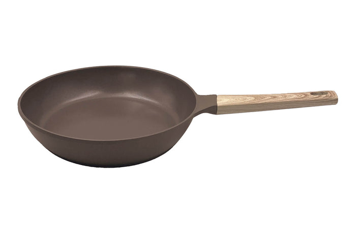 L'Incroyable Poêle antiadhérente en céramique Cookut moka - 24cm