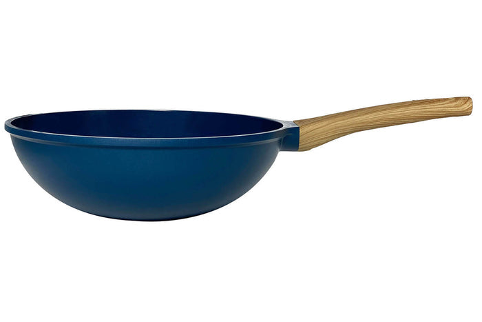 L'Incroyable Wok Cookut 28cm anti-adhérent - Myrtille