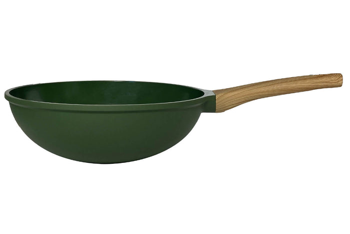 L'Incroyable Wok Cookut 28cm anti-adhérent - Fougère