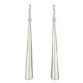 Long Hollow Teardrop Earrings-Jane Diaz