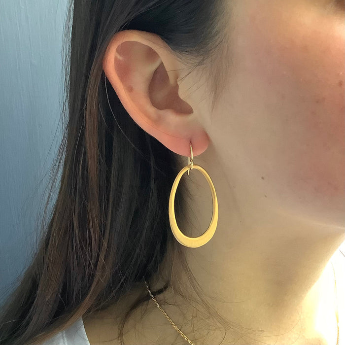 Long Oval Earrings-Philippa Roberts