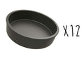 Lot de 12 moules à quiche ou millasson Exoglass® Matfer