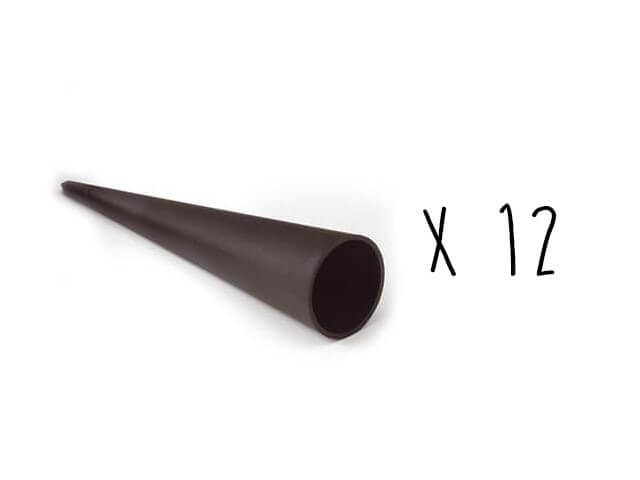 Lot de 12 moules cornets Exoglass® Matfer