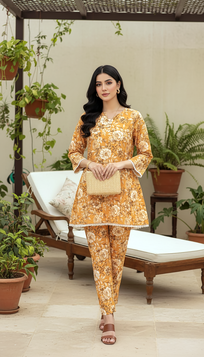 LSM -LG-IZ-0454 Two Piece Poly Cambric