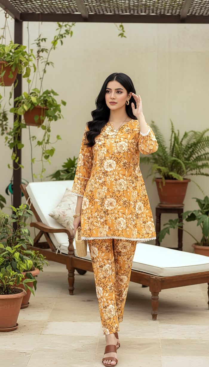 LSM -LG-IZ-0454 Two Piece Poly Cambric