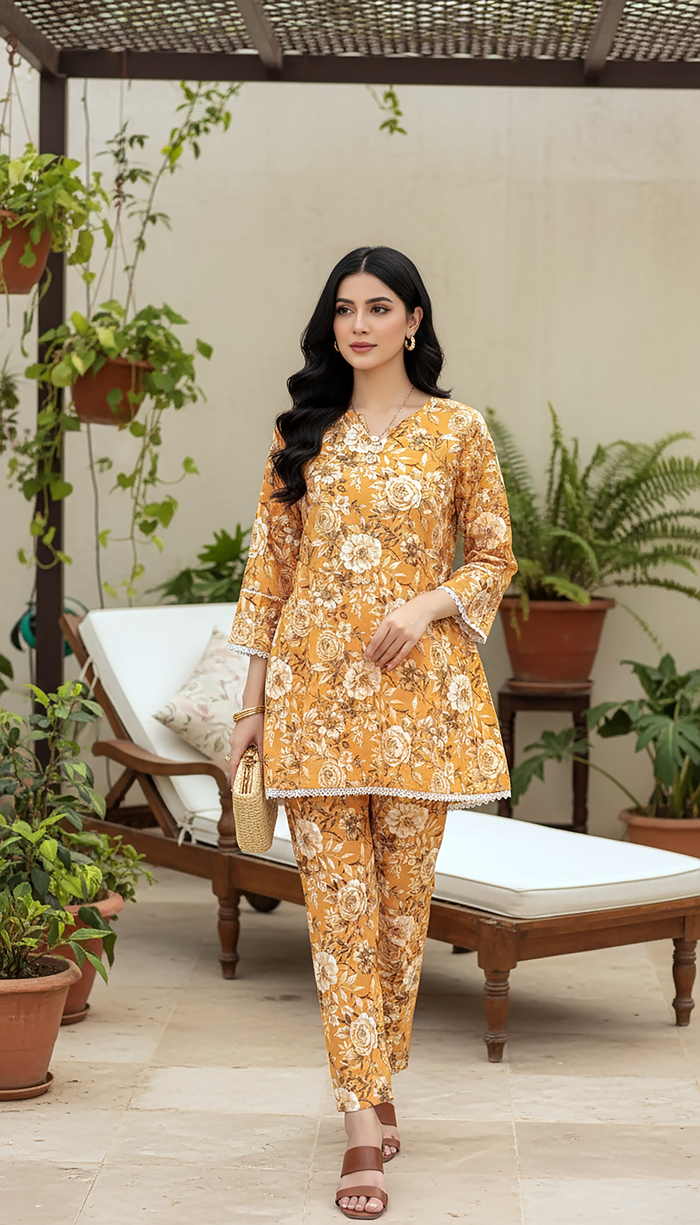 LSM -LG-IZ-0454 Two Piece Poly Cambric