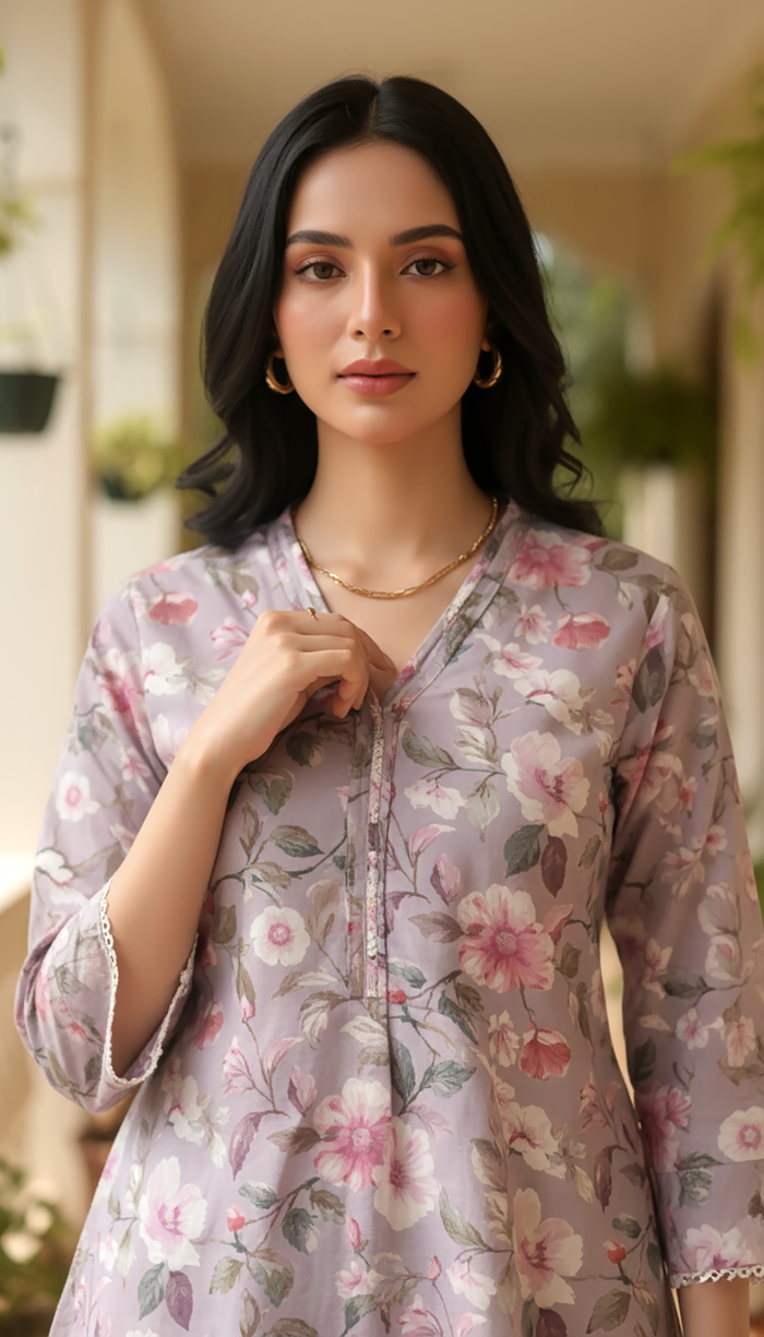 LSM -LG-RL-0063 Two Piece Poly Cambric
