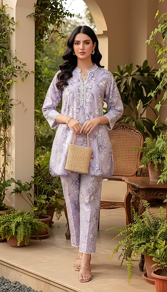 LSM -LG-RL-0292 Two Piece Poly Cambric