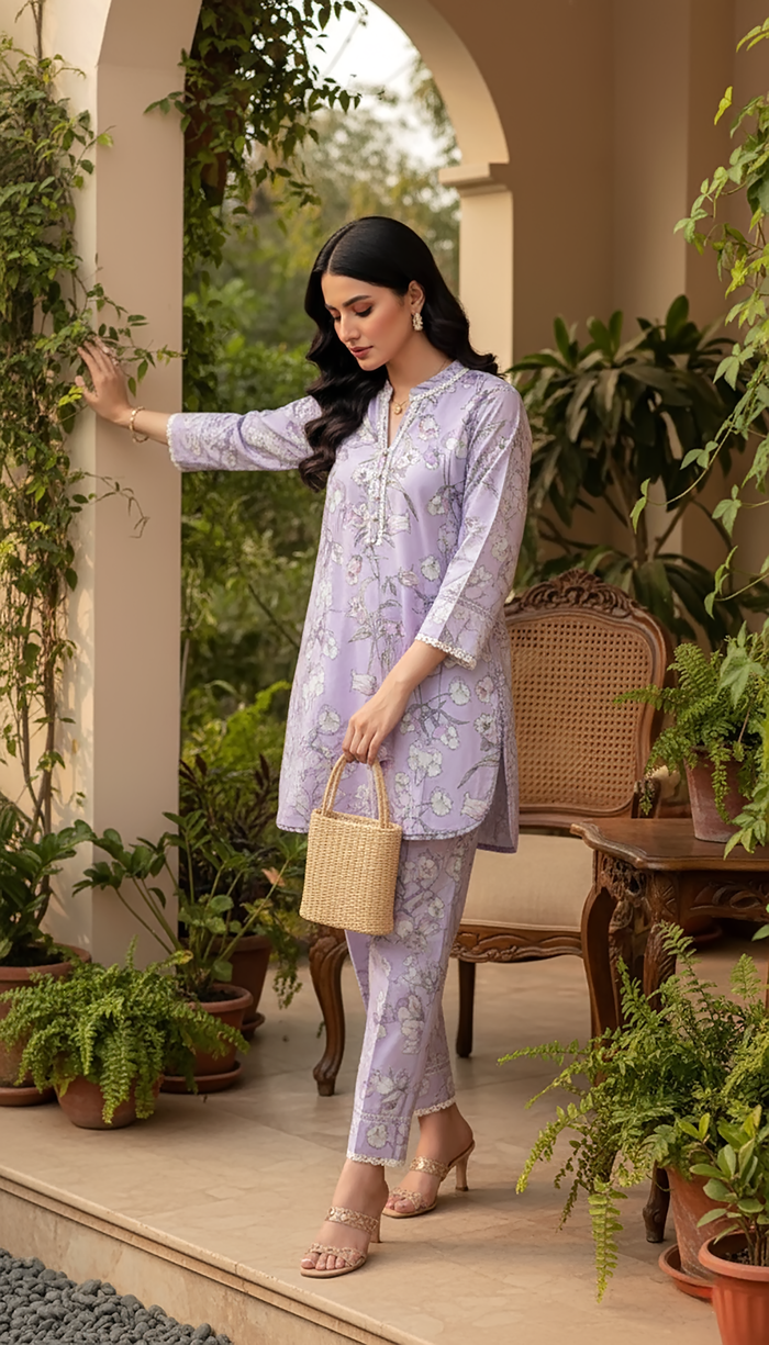 LSM -LG-RL-0292 Two Piece Poly Cambric