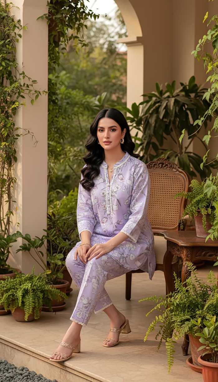 LSM -LG-RL-0292 Two Piece Poly Cambric
