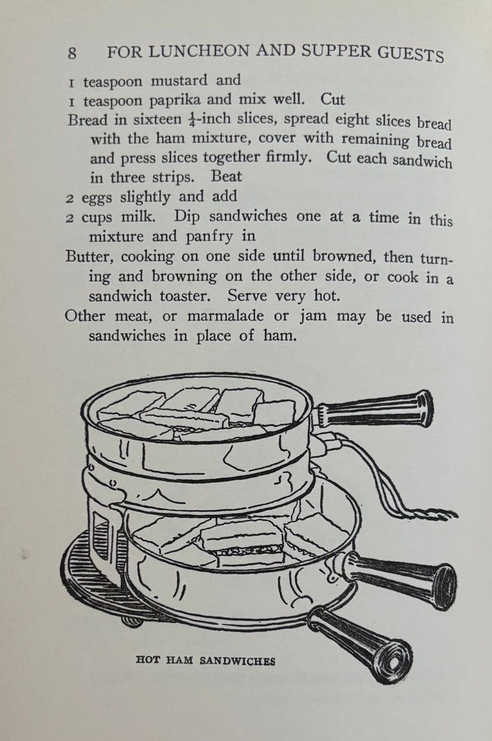 (Lunch) Alice Bradley. For Luncheon and Supper Guests