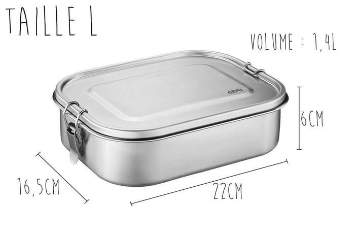 Lunch box Gefu Endure en inox - L