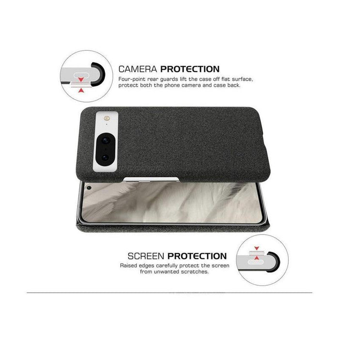 Luxury Textured Back Case for Google Pixel 6 Pro - Black
