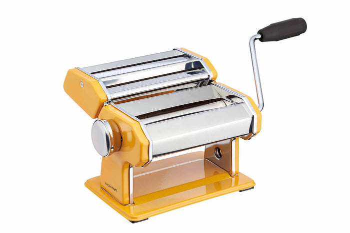 Machine à pâtes Kitchencraft World of Flavours en inox - Jaune