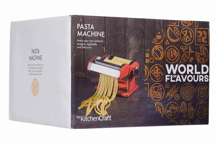 Machine à pâtes Kitchencraft World of Flavours en inox