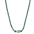 Malachite + Green Turquoise Necklace