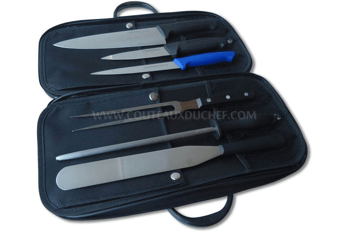 Malette 6 couteaux et accessoires professionnels BARGOIN