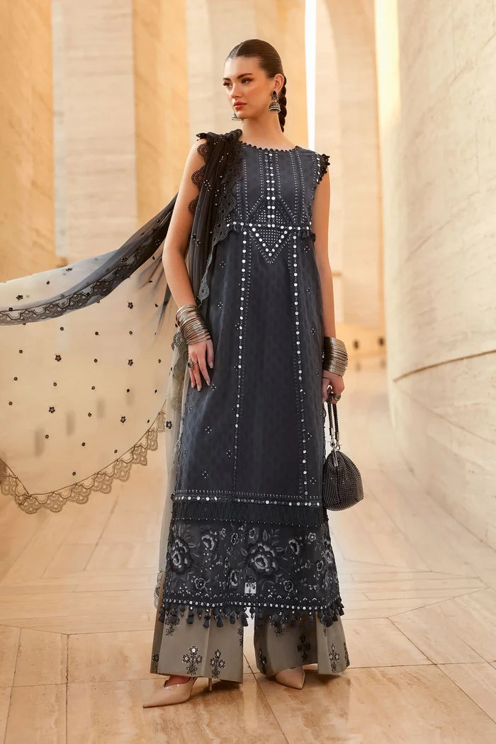 Maria B - D-2602-B Three Piece Jacquard Lawn
