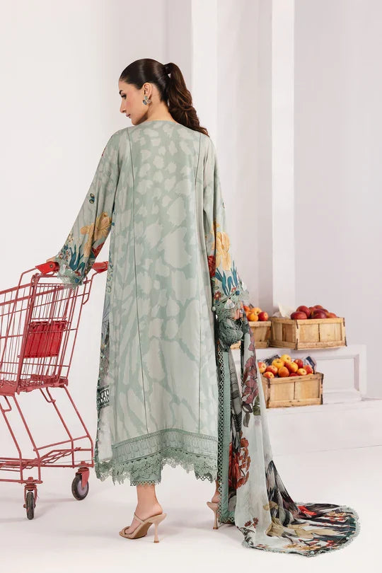 Maria B - MB-CUS25-1109-A Three Piece Printed Linen