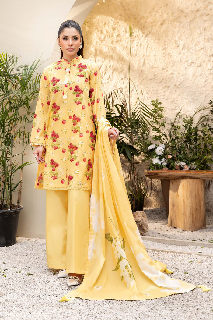 Maria B - MB-ELHV1-06 3 Piece Printed Lawn