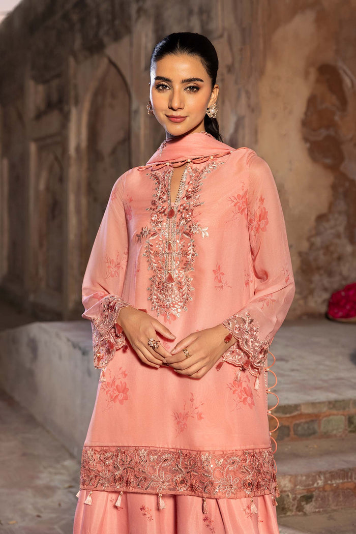 Maria B - MB-FUS25-807 Three Piece Chiffon