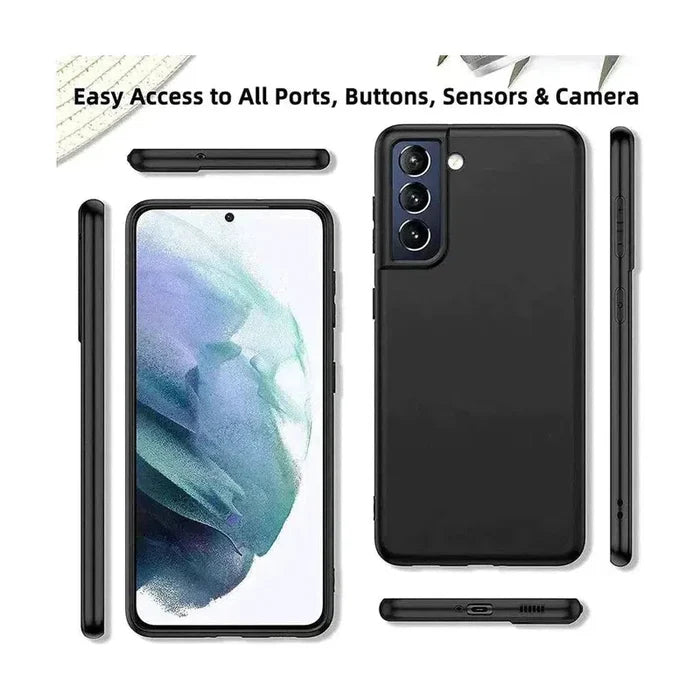 Matte Silicone Soft TPU case For Samsung Galaxy S20 - Black