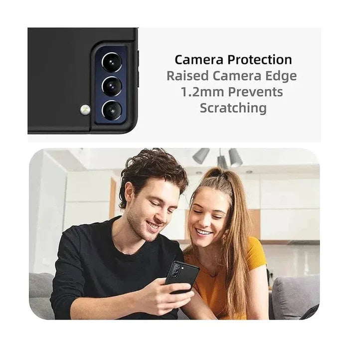 Matte Silicone Soft TPU case For Samsung Galaxy S20 - Black