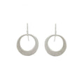 Medium Organic Circle Earrings-Philippa Roberts