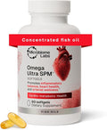 MegaMarine Gut-Specific Fish Oil - Omega-3 for Immune & Gut Health - EPA DHA DPA - Natural Lemon Flavor (60 Softgels)