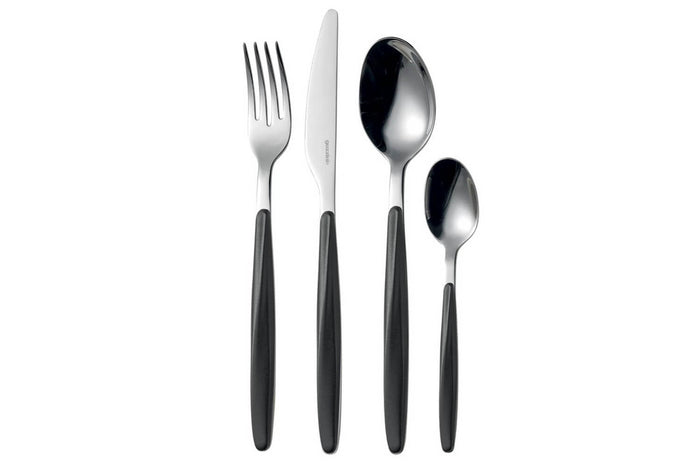 Ménagère 24 pièces Guzzini My Fusion - Noir