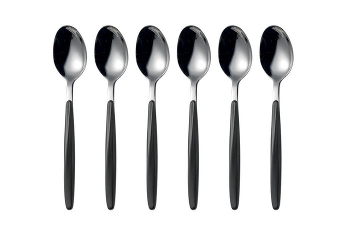 Ménagère 24 pièces Guzzini My Fusion - Noir