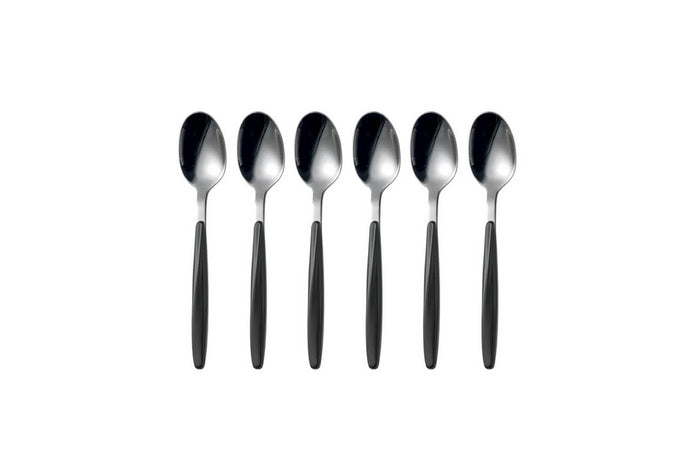 Ménagère 24 pièces Guzzini My Fusion - Noir
