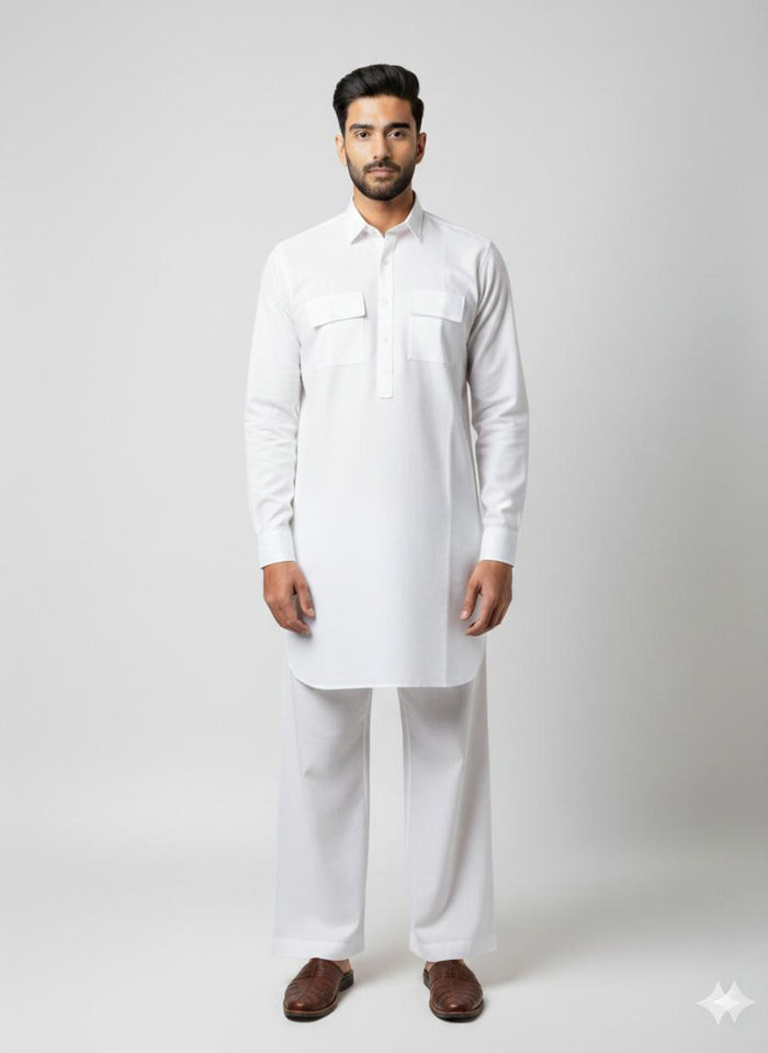 Mens Suits - 02032601 Two Piece Farshi Shalwar