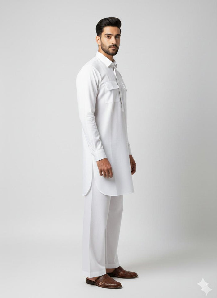 Mens Suits - 02032601 Two Piece Farshi Shalwar