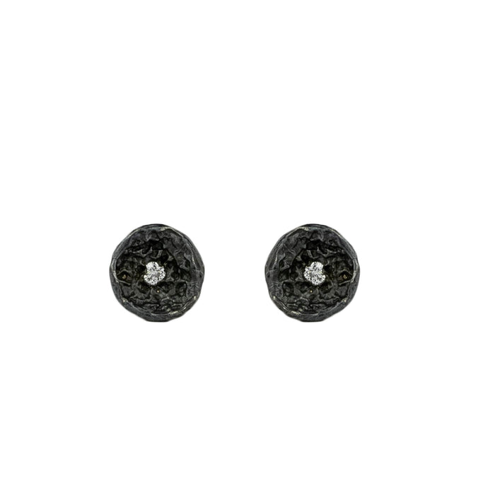 Mini Lava Shell Post Earrings-Branch