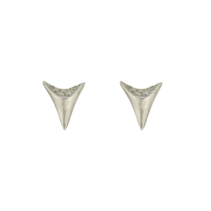 Mini Shark Tooth Post Earrings-Branch