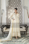 Mona - Embellished Azure Off-White