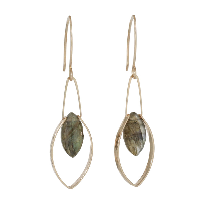 Mona Labradorite Earrings