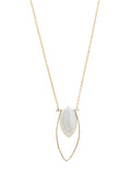 Mona Mother of Pearl Necklace-Lulu Designs