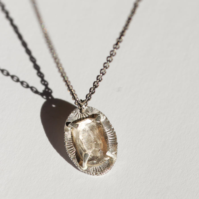 Morganite Necklace-Glacier Lily