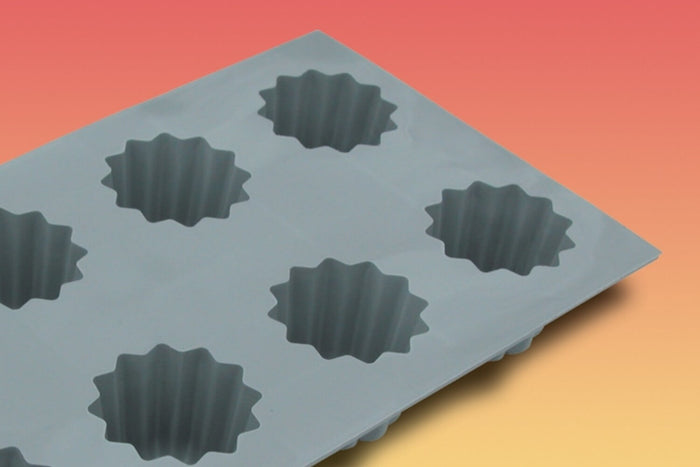 Moule à cannelés bordelais en silicone De Buyer Elastomoule 6 ou 8 alvéoles