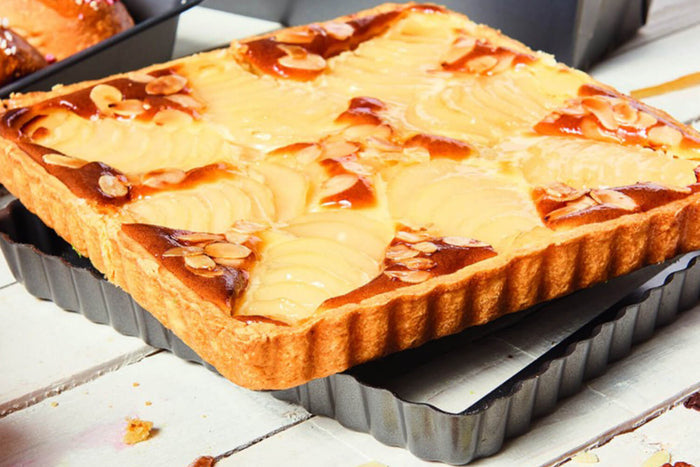 Moule à tarte carré De Buyer à fond amovible