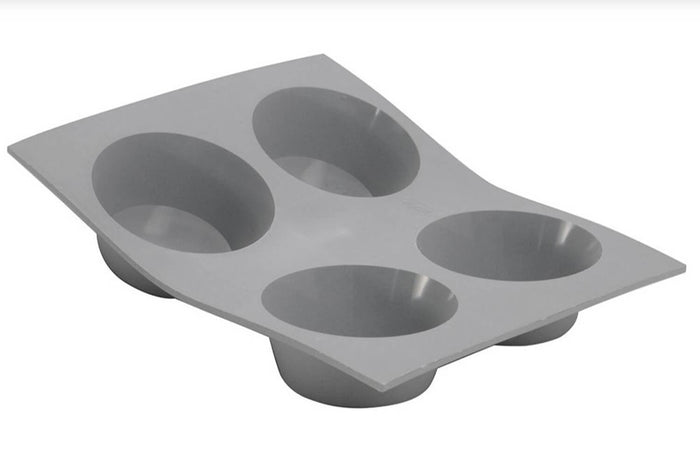 Moule en silicone De Buyer Elastomoule portions 4 ou 6 muffins - 4