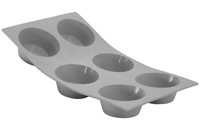 Moule en silicone De Buyer Elastomoule portions 4 ou 6 muffins - 6