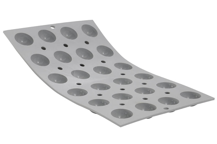 Moule mini demi sphères en silicone De Buyer Elastomoule 20 ou 24 empreintes - 24