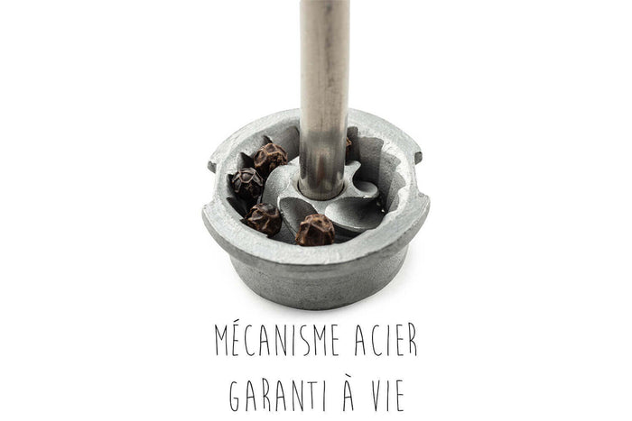 Moulin à poivre à manivelle Peugeot Roellinger 13cm - Chocolat