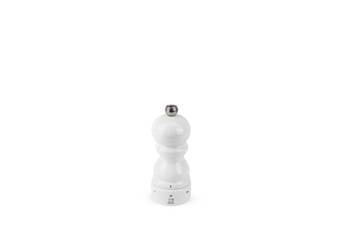 Moulin à poivre manuel Peugeot Paris U'Select en bois laqué blanc - 12 cm