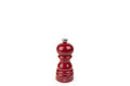 Moulin à sel manuel Peugeot Paris U'Select en bois laqué rouge - 12 cm