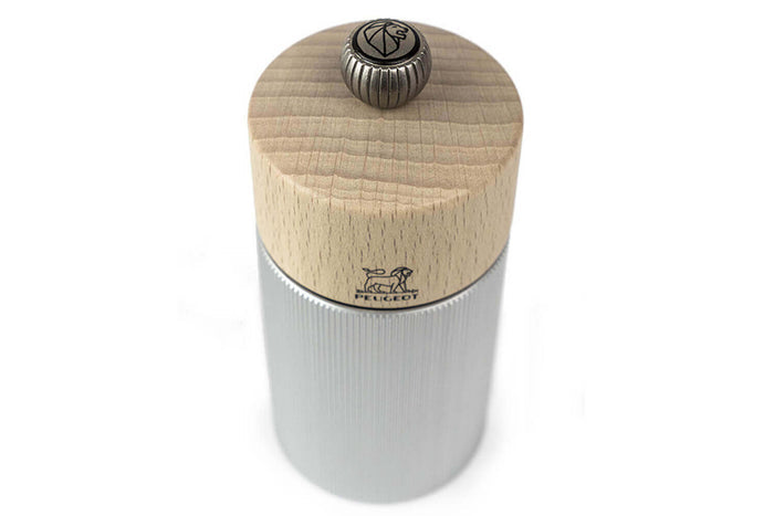 Moulin Peugeot Line Aluminium naturel 18cm - Moulin à poivre
